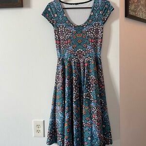 Blackmilk Clothing BLACKTHORN CAP SLEEVE POCKET MIDI DRESS - LIMITED Size Small